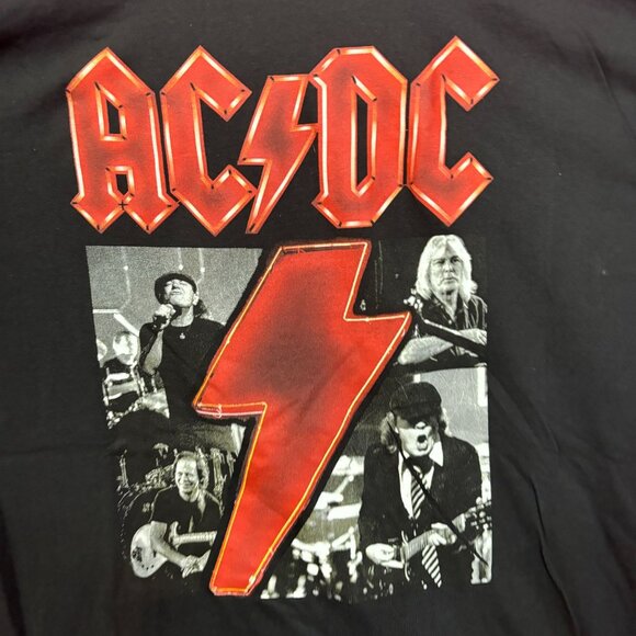 AC/DC Pwr Up Live in Concert Poster Heavy Metal Band Tee XL - Picture 2 of 5